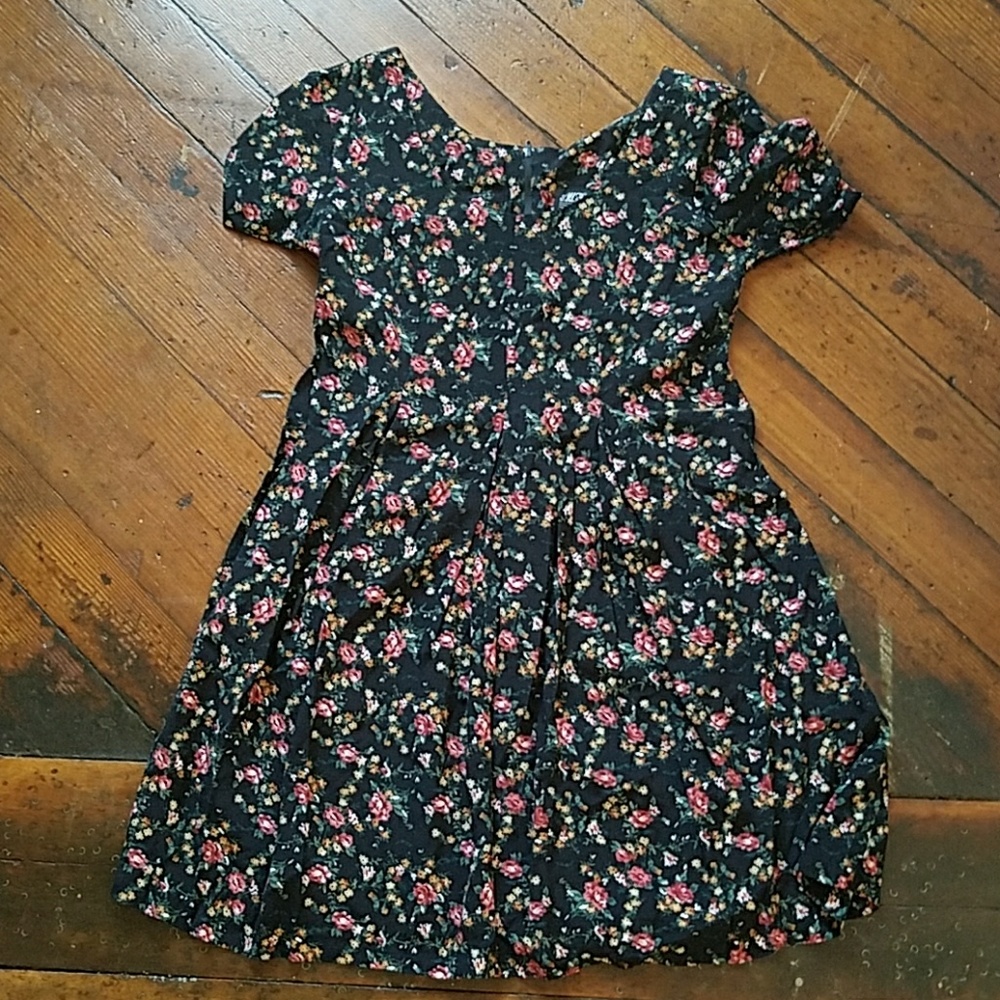 Vintage All That Jazz Floral Dress